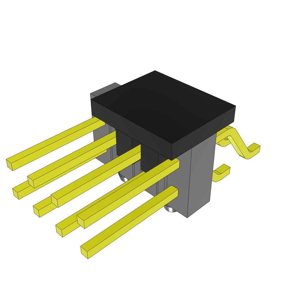 Samtec-TSM-104-02-LM-DH-A-P-TR Steckverbinderleisten und Leiterplattenbuchsen Conn Unshrouded Header HDR 8 POS 2.54mm Solder RA Side Entry SMD T/R