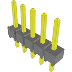 Conn Unshrouded Header HDR 5 POS 2.54mm Solder ST Top Entry Thru-Hole Bulk