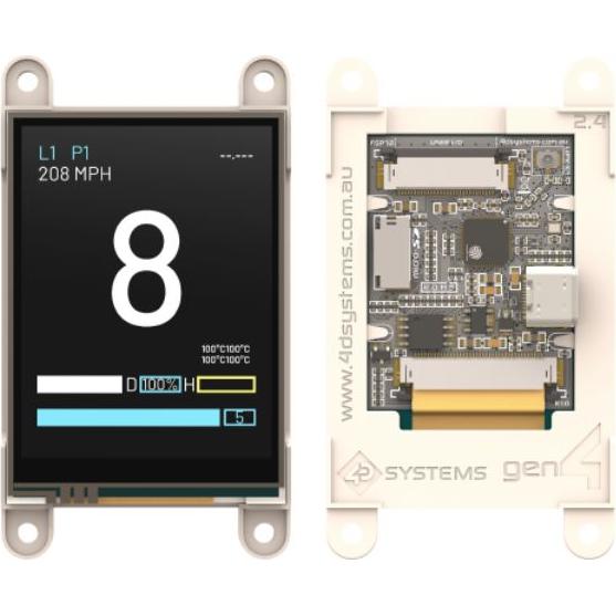 4D Systems-SK-GEN4-ESP32-24 Herramientas y kits de desarrollo GEN4-ESP32-24 TFT Module Starter Kit