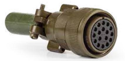 ITT Corporation-CA06R20-29P-F80 Steckverbinder, rund Conn Circular PIN 17 POS Crimp ST Cable Mount 17 Terminal 1 Port