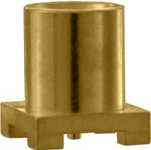 Bel Fuse-133-8711-202 RF-Steckverbinder Conn MCX 0Hz to 6GHz 75Ohm Solder ST SMD RCP Gold T/R