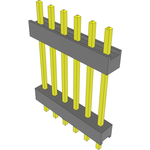 Conn Board Stacker HDR 6 POS 2.54mm Solder ST Top Entry Thru-Hole Bulk