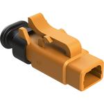 Conn Housing RCP 2 POS Crimp ST Cable Mount Orange