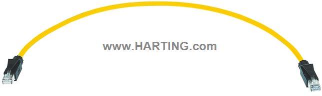 HARTING Technology Group-09457511531 null RJ Cable Assembly With Connector 26 AWG
