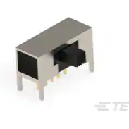TE Connectivity-MHS122RA04 Interruttore a slitta Switch Slide SPDT Side Slide 0.3A 125VAC PC Pins Bracket Mount/Through Hole Tray