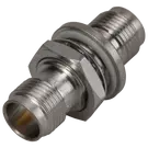 HUBER+SUHNER-34_TNC-50-0-1/133_NE RF-Steckverbinder Conn TNC Adapter 0Hz to 11GHz 50Ohm ST Panel Mount F/F Gold Over Nickel Single