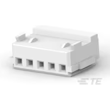 TE Connectivity-353908-5 Einzeladersteckverbinder, Gehäuse Conn Housing RCP 5 POS 1.5mm Crimp ST Cable Mount White Box