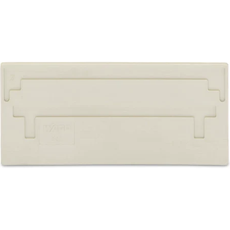 WAGO-284-331 Steckverbinderzubehör Connector Accessories Separator Plate Straight Polyamide 6/6 Light Gray Box