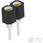 TE Connectivity-2444090-6 插座连接器 SIP IC Socket 2P Au flash