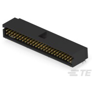 TE Connectivity-7-103166-3 Steckverbinderleisten und Leiterplattenbuchsen Conn Shrouded Header (4 Sides) HDR 50 POS 2.54mm Solder RA Thru-Hole Tray