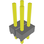 Conn Unshrouded Header HDR 4 POS 2.54mm Solder ST Top Entry Thru-Hole Bulk