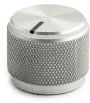 Kilo International-OEDL-90-1-7 Control Knobs Control Knob, Knurl/Round Clear Line