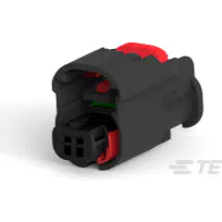 TE Connectivity-2292906-1 Einzeladersteckverbinder, Gehäuse Conn Housing RCP 2 POS 2.54mm Crimp ST Cable Mount Black Bag/Box
