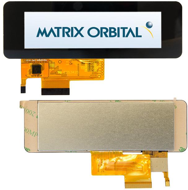 Matrix Orbital-MOP-TFT480116-38G-BLH-TPC Moduli TFT 3.8in TFT 480x116Pixels Parallel LED Backlight -20°C to 70°C 46-Pin