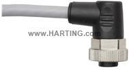 HARTING-21044161501 Montajes de cables, otros SYSTEM CABLES WITH 0.3 M LENGTH