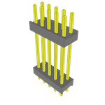 Conn Board Stacker HDR 10 POS 2.54mm Solder ST Top Entry Thru-Hole Bulk