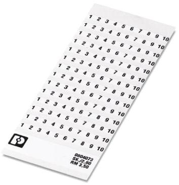 PHOENIX CONTACT-0804073:0011 Steckverbinderzubehör Connector Accessories Marker Card White