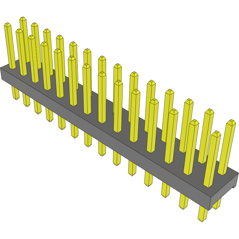 Samtec-MTMM-114-05-G-D-212 Connector Headers and PCB Receptacles Conn Unshrouded Header HDR 28 POS 2mm Solder ST Top Entry Thru-Hole Bulk