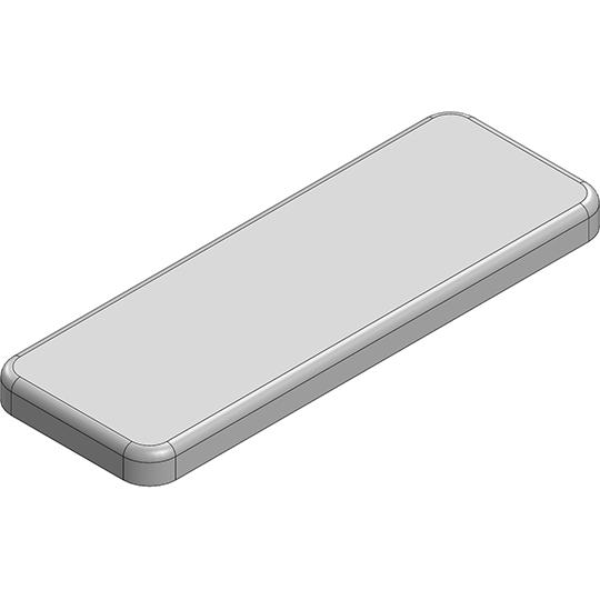 Masach Tech-MS320-10S-NS null 32 x 11.3 x 2mm One-piece Drawn-Seamless RF Shield/EMI Shield (Nickel-Silver)