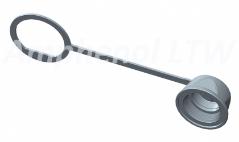 Amphenol-CAP-WBGFSPC1 Accessori per connettori Connector Accessories Waterproof Cap Straight Acrylonitrile Butadiene Styrene Black