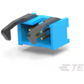 TE Connectivity-2-1761607-1 Embases de raccordement et réceptacles PCB Conn Ejector Header HDR 6 POS 2.54mm Solder RA Side Entry Thru-Hole Tube