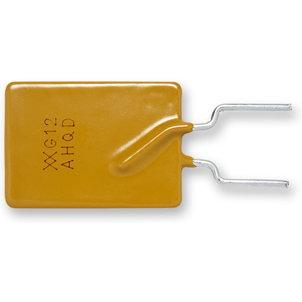 Littelfuse-RF3291-000 PTC, rückstellbare Sicherung PTC Resettable Fuse 12A(hold) 22.1A(trip) 16VDC 100A 4.2W 8s 0.07Ohm Radial 17.5 X 3.5 X 28.8mm T/R