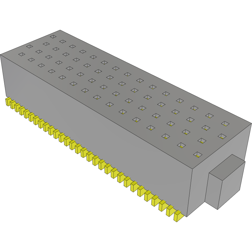 Samtec-SOLC-115-02-S-Q-TR Steckverbinderleisten und Leiterplattenbuchsen Conn Socket Strip SKT 60 POS 0.635mm Solder ST SMD T/R