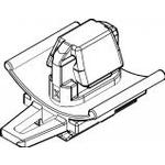 HellermannTyton-13819022 Steckverbinderzubehör Connector Accessories Mounting Kit Polyamide 6/6 Black