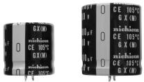 Nichicon-LGX2E821MELA45 Condensatore alluminio Cap Aluminum Lytic 820uF 250V 20% (25 X 45mm) Snap-In 10mm 2.15A 5000h 105°C Bulk