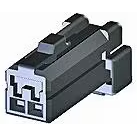 TE Connectivity-174056-4 Custodia filo connettore dedicato Conn Housing PL 2 POS 2.5mm Crimp ST Cable Mount Green Bag