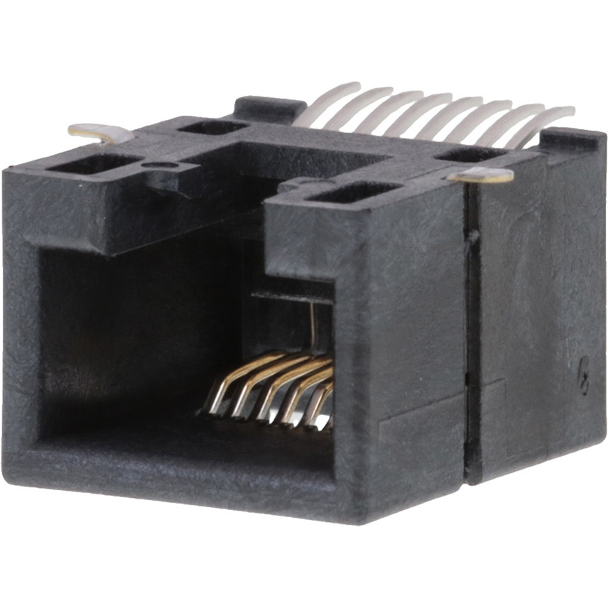 Molex-85502-5008 电话及电信连接器 Conn RJ-45 F 8 POS 1.27mm Solder RA SMD 8 Terminal 1 Port Cat 3 T/R
