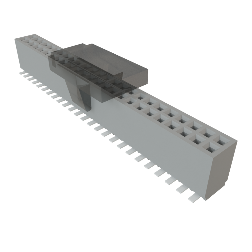 Samtec-SFMC-125-02-L-D-P-TR Embases de raccordement et réceptacles PCB Conn Socket Strip SKT 50 POS 1.27mm Solder ST Top Entry SMD T/R