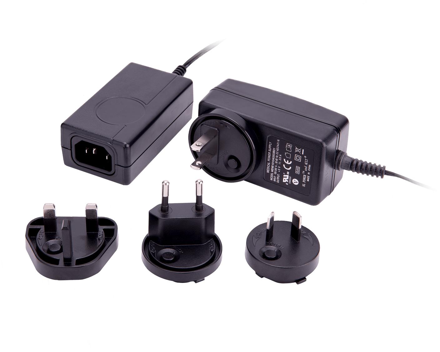 SL Power / Advanced Energy-MENB1010A1203F01 Externer steckbarer Adapter Plug-In Adapter Single-OUT 12V 1A 12W Medical