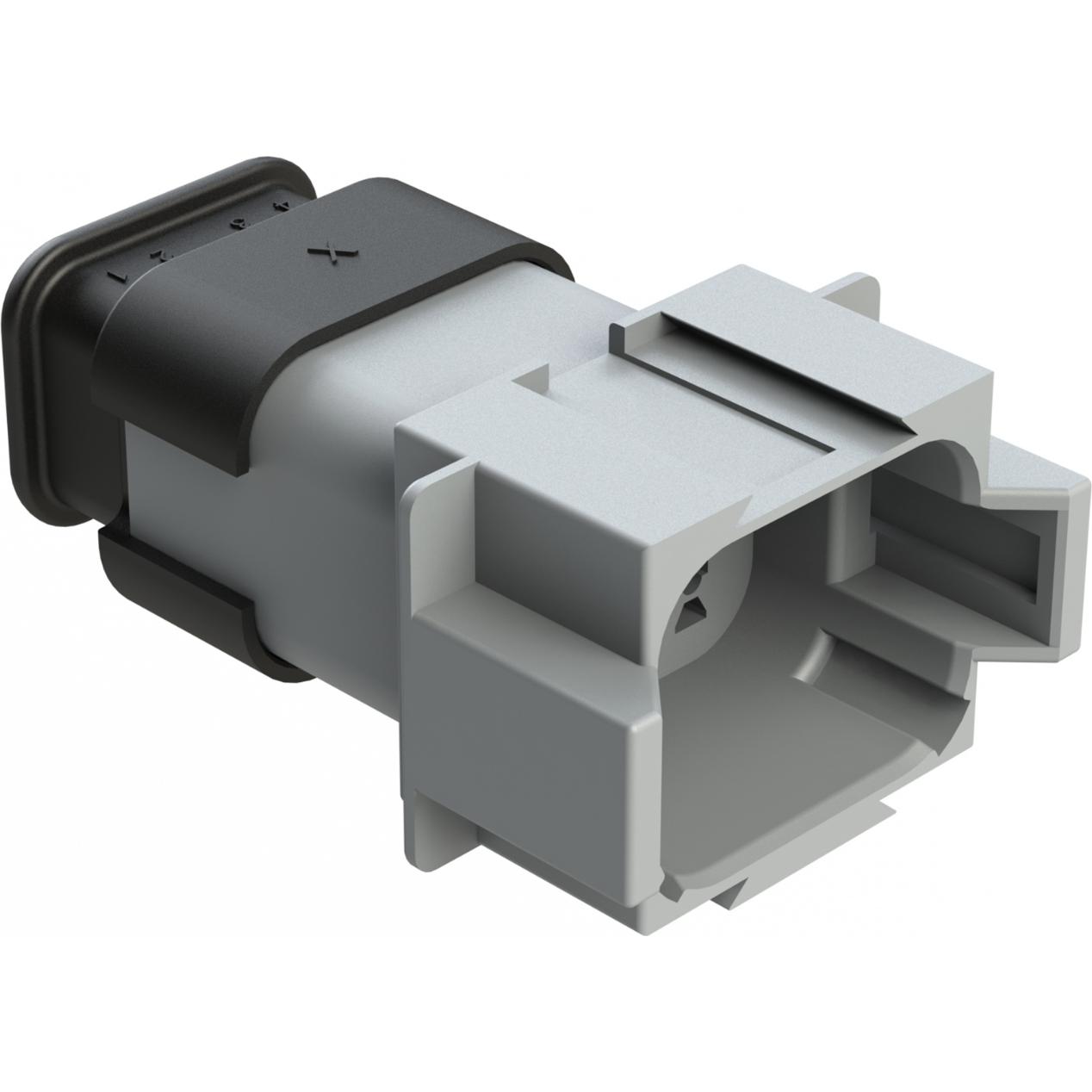 Amphenol-AT04-08PA-SRGRY Custodia filo connettore dedicato Conn Housing RCP 8 POS Crimp ST Cable Mount Gray