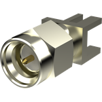 Conn SMA 0Hz to 18GHz 50Ohm Solder ST Edge Mount M Gold