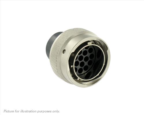 SOURIAU-UT061619PH Connector Circular Conn Circular PIN 19 POS Crimp ST Cable Mount 19 Terminal 1 Port