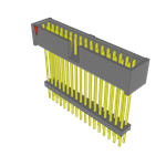 Conn Elevated Shrouded Header HDR 34 POS 2.54mm Solder ST Top Entry Thru-Hole Bulk