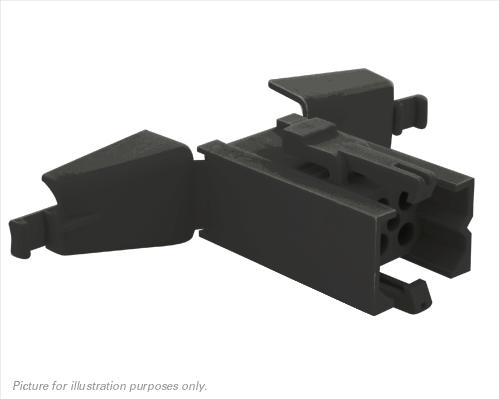 SOURIAU-SMS6PDH1 Connector Discrete Wire Housing Conn Housing PL 6 POS 5.08mm Crimp ST Cable Mount Black