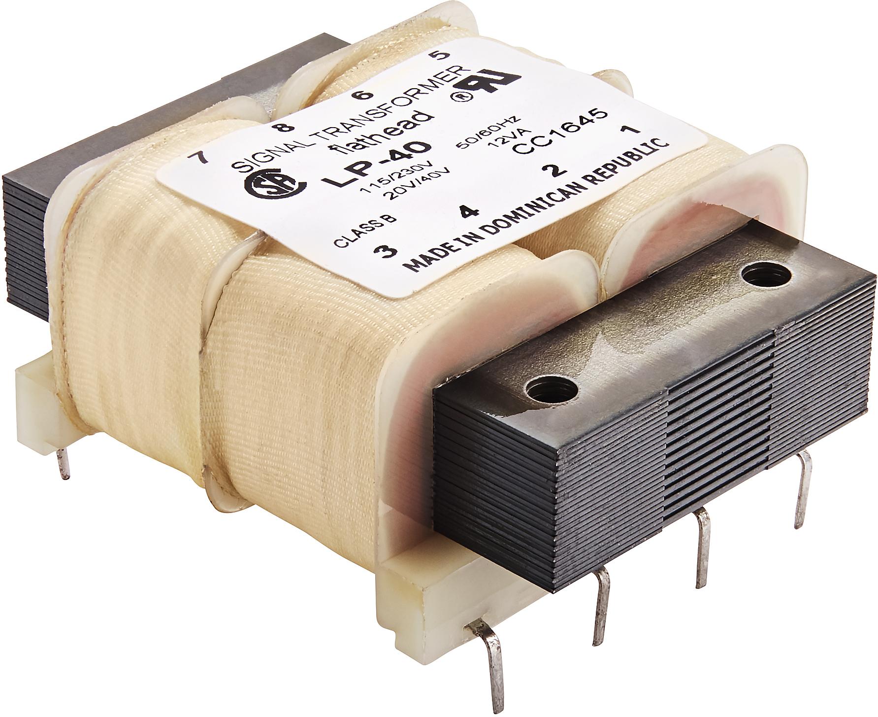 Signal Transformer-LP-20-600 Transformador de potencia Power Transformer 1500Vrms 12VA 8 Terminal Pin Thru-Hole