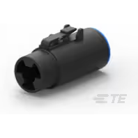TE Connectivity-DTCE06-1-4S-E003 Steckverbinder, rechteckig Plug, 1 Way, Black, End Cap