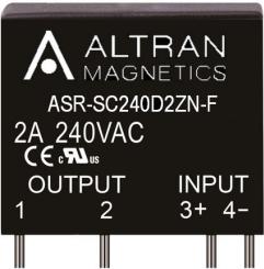 Altran Magnetics, Inc-ASR-SC240D2ZN-F Solid State Relays - SSRs Relay SSR 25mA 6V DC-IN 2A 280V AC-OUT 4-Pin Bulk