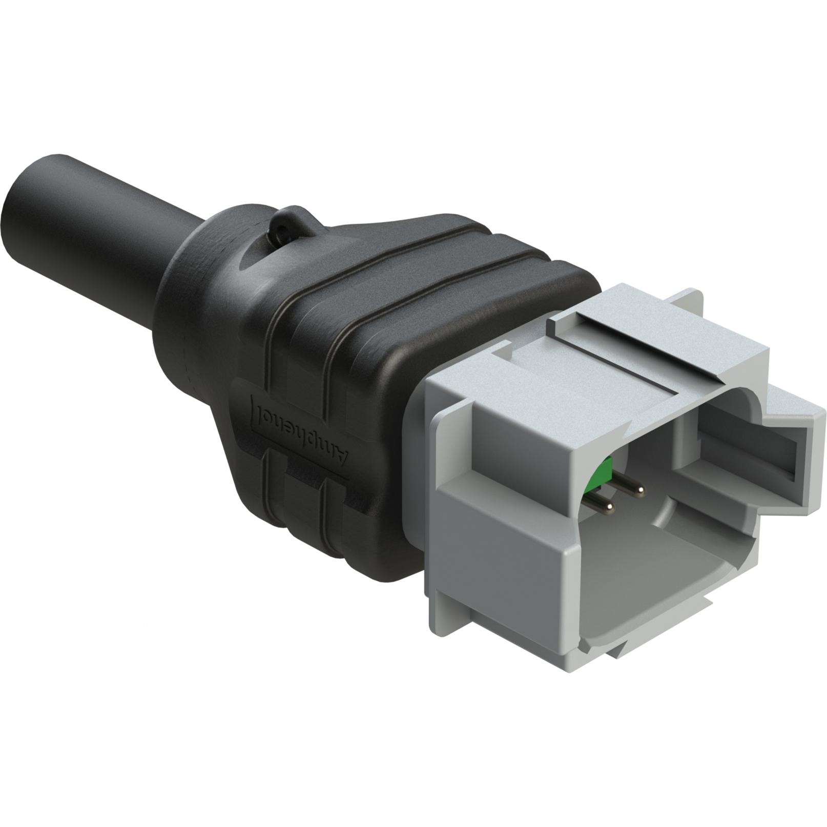 Amphenol-AT04GY-08PA-N-TPE-M5 Montajes de cables, otros Cable Assembly Molded 5m 18AWG Wire to Board 8 POS M Box