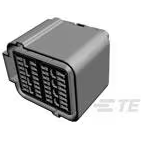 TE Connectivity-1326018-1 Gaine de câblage de raccordement discret Conn Housing RCP 32 POS 2.54mm Crimp ST Cable Mount Yellow Package