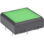 NKK Switches-JL15SKSFFP2 Tastschalter Switch Tactile OFF (ON) SPST Flush Square Button PC Pins 0.05A 24VDC 1000000Cycles 3N Thru-Hole