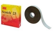 3M-23-3/4"X30FT Bänder und Klebebänder Tapes Adhesive Tape Rubber 7.98psi Black Ethylene Propylene Rubber 9.1m