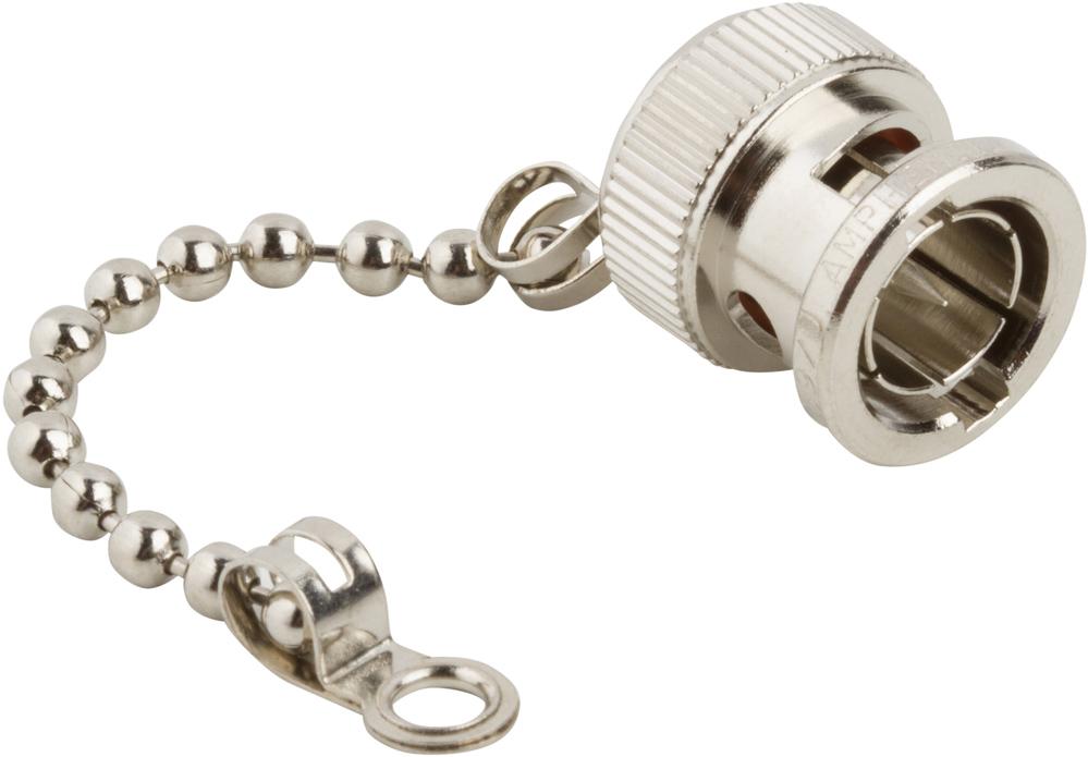 Amphenol RF-031-17 Accessoires de raccordement Connector Accessories Cap Straight Brass Nickel
