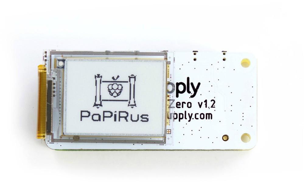 Pi Supply-PaPiRus Zero ePaper/Ink Screen pHAT | PIS-0260 Displays Misc 1.44 Inch Display Module