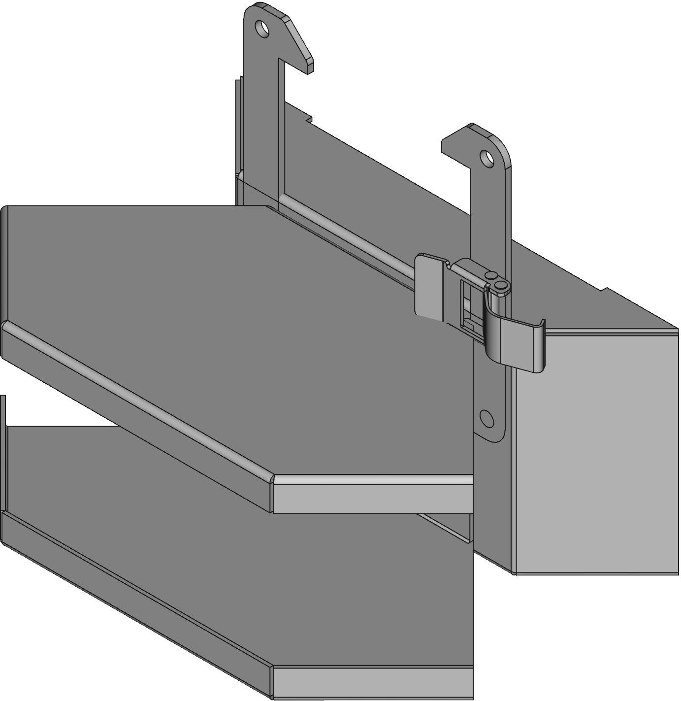 Hammond Manufacturing-1485C9Q Verdrahtungskanäle Wireway Solid Wall Square Screw Steel Gray