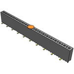 Conn Socket Strip SKT 20 POS 2.54mm Solder ST Top Entry SMD Tube