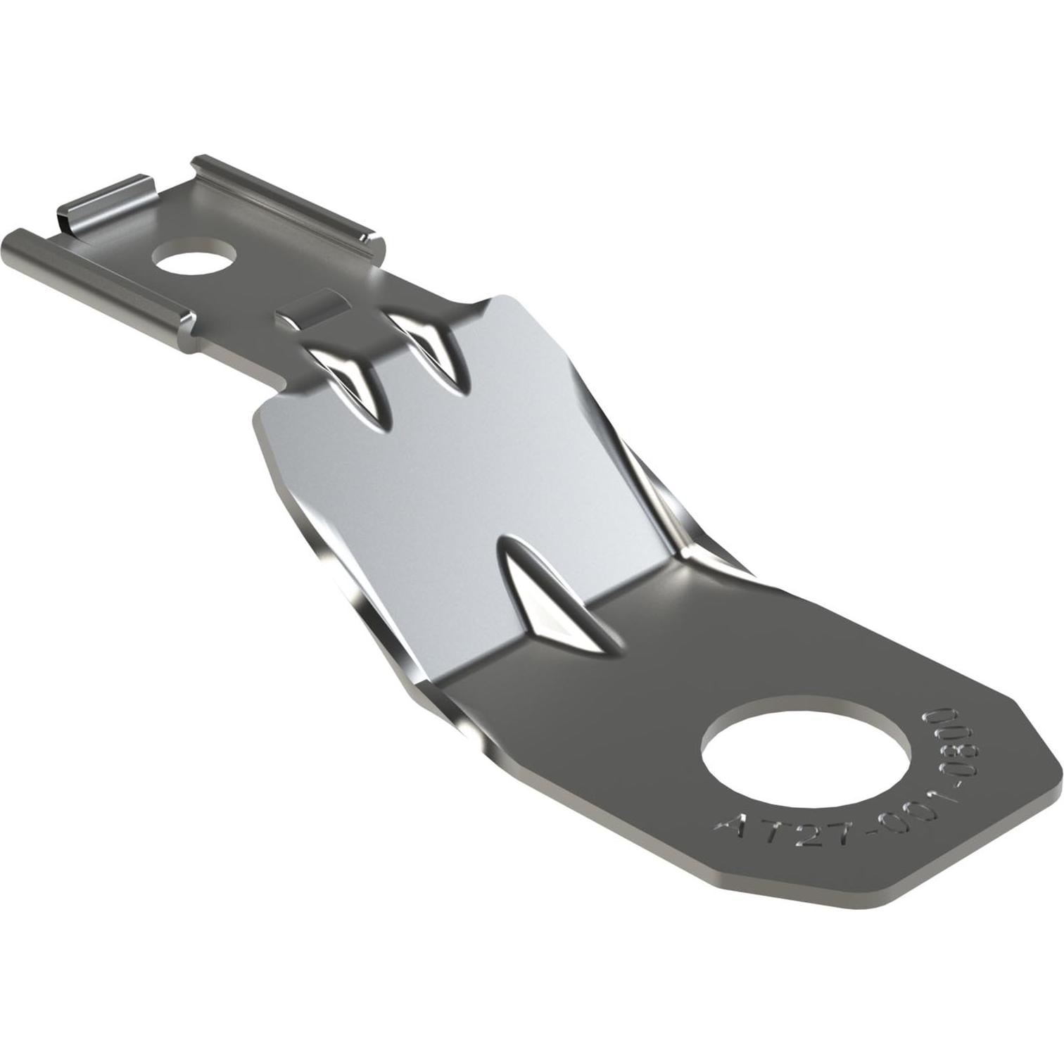 Amphenol-AT27-001-0800 Accessori per connettori Connector Accessories Mounting Clip Straight Stainless Steel Box